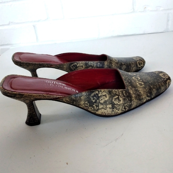 Donald Pliner snake design heels 8.5 - Picture 1 of 6